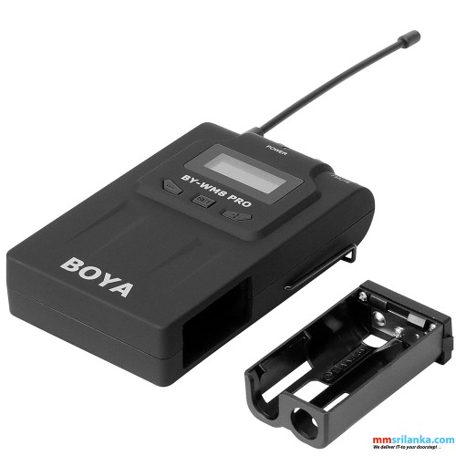 BOYA BY-WM8 PRO-K1 UHF DUAL CHANNEL WIRELESS MICROPHONE (6M)